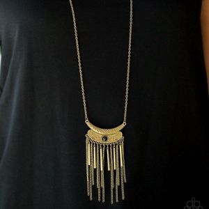 Take Zen Brass Necklace 